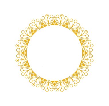 Güzel çiçek sanatı ve mandala vektör tasarımı