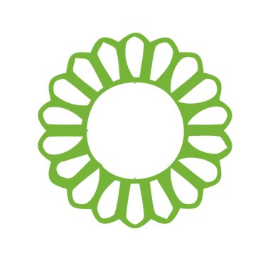 Güzel çiçek sanatı ve mandala vektör tasarımı