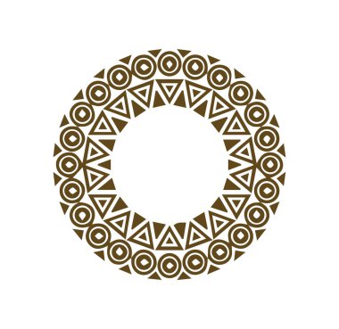 Güzel çiçek sanatı ve mandala vektör tasarımı