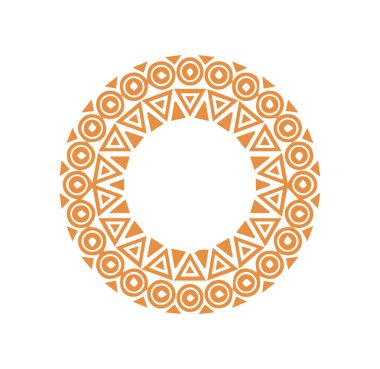 Güzel çiçek sanatı ve mandala vektör tasarımı