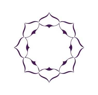 Güzel çiçek sanatı ve mandala vektör tasarımı