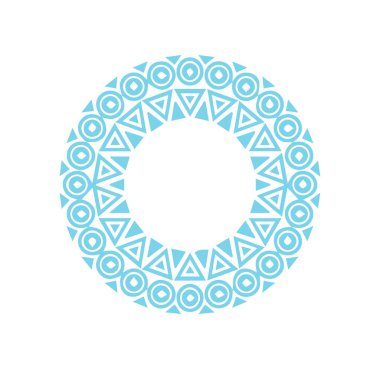 Güzel çiçek sanatı ve mandala vektör tasarımı