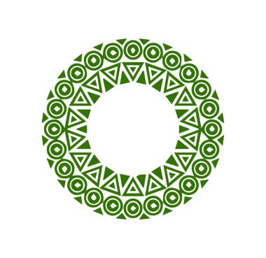 Güzel çiçek sanatı ve mandala vektör tasarımı