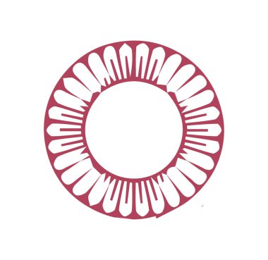 Güzel çiçek sanatı ve mandala vektör tasarımı