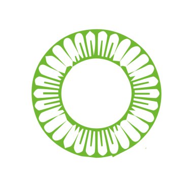 Güzel çiçek sanatı ve mandala vektör tasarımı