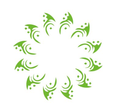 Güzel çiçek sanatı ve mandala vektör tasarımı