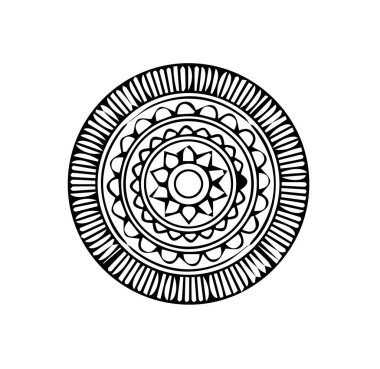 Güzel çiçek sanatı ve mandala çiçek tasarımı