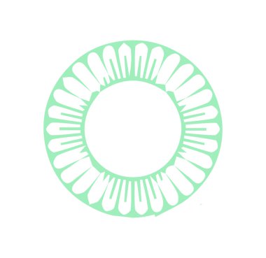 Güzel çiçek sanatı ve mandala çiçek tasarımı