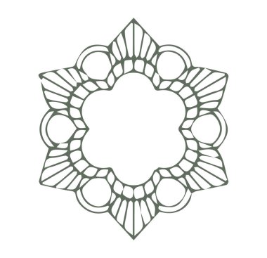 Güzel çiçek sanatı ve mandala çiçek tasarımı
