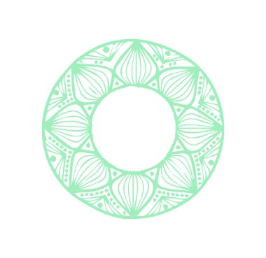 Güzel çiçek sanatı ve mandala çiçek tasarımı