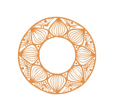 Güzel çiçek sanatı ve mandala çiçek tasarımı