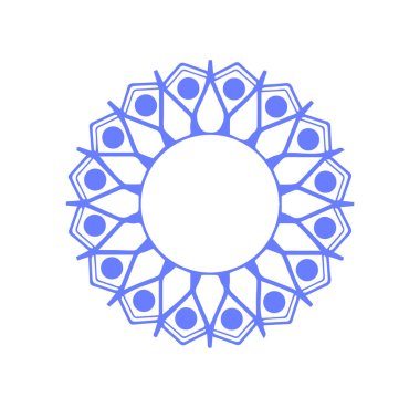 Güzel çiçek sanatı ve mandala çiçek tasarımı