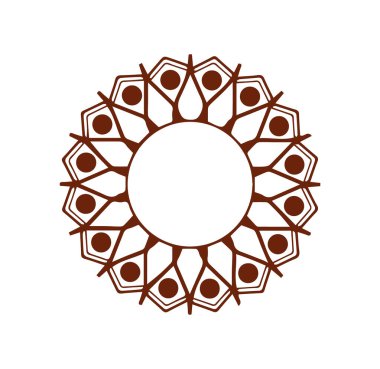 Güzel çiçek sanatı ve mandala çiçek tasarımı