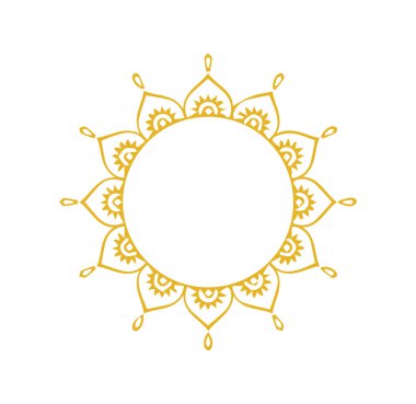 Güzel çiçek sanatı ve mandala çiçek tasarımı