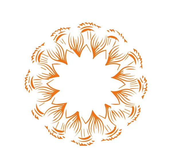 Güzel çiçek sanatı ve mandala çiçek tasarımı