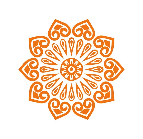 Güzel çiçek sanatı ve mandala çiçek tasarımı