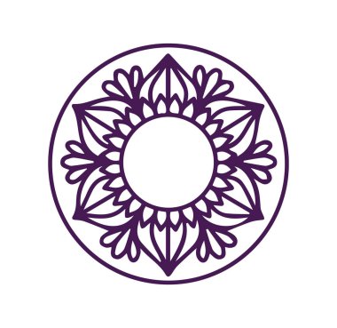 Güzel çiçek sanatı ve mandala çiçek tasarımı