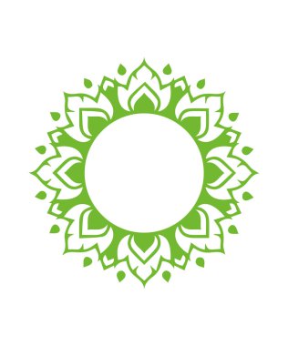 Güzel çiçek sanatı ve mandala çiçek tasarımı