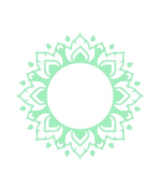 Güzel çiçek sanatı ve mandala çiçek tasarımı