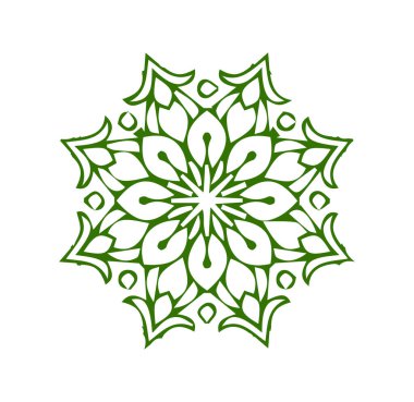 Güzel çiçek sanatı ve mandala çiçek tasarımı