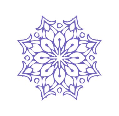 Güzel çiçek sanatı ve mandala çiçek tasarımı
