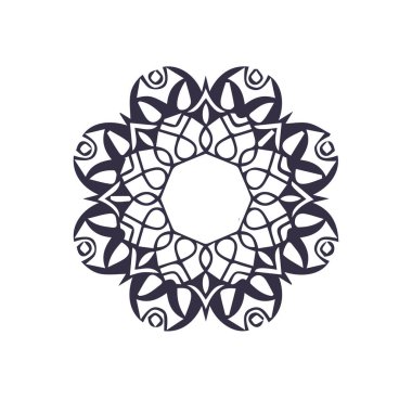 Güzel çiçek sanatı ve mandala çiçek tasarımı