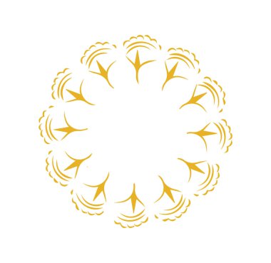 Güzel çiçek sanatı ve mandala çiçek tasarımı