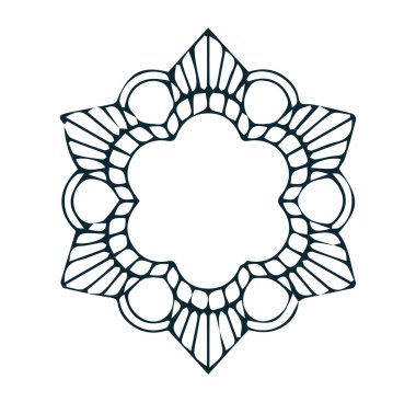 Güzel çiçek sanatı ve mandala çiçek tasarımı