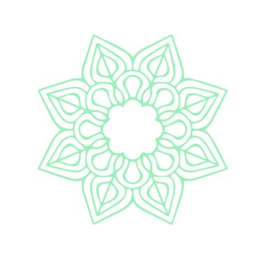 Güzel çiçek sanatı ve mandala çiçek tasarımı