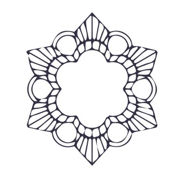 Güzel çiçek sanatı ve mandala çiçek tasarımı