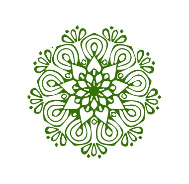 Güzel çiçek sanatı ve mandala çiçek tasarımı