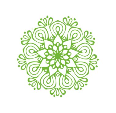 Güzel çiçek sanatı ve mandala çiçek tasarımı