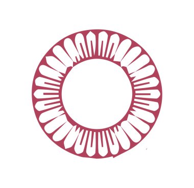 Güzel çiçek sanatı ve mandala çiçek tasarımı