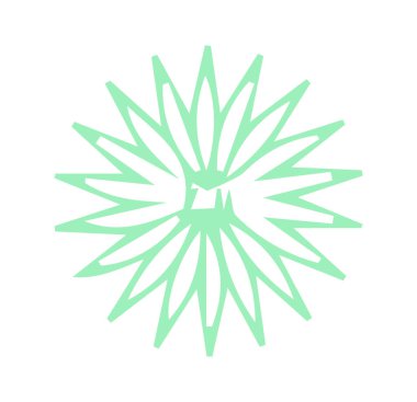 Güzel çiçek sanatı ve mandala çiçek tasarımı