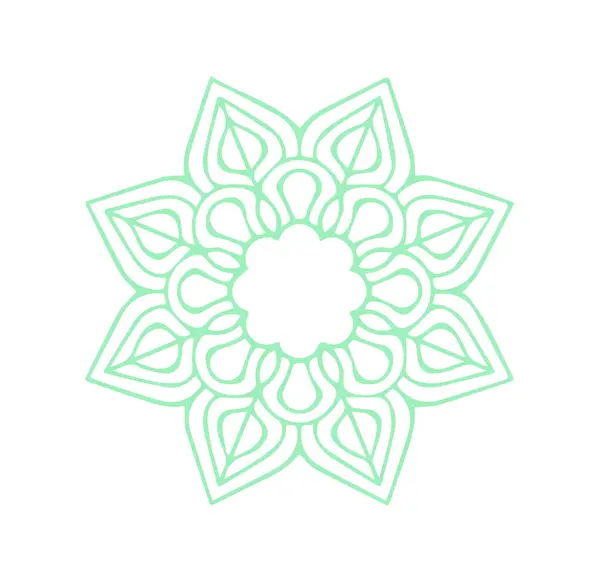 Güzel çiçek sanatı ve mandala çiçek tasarımı
