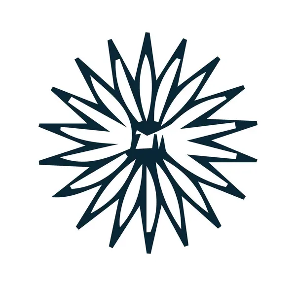 Güzel çiçek sanatı ve mandala çiçek tasarımı