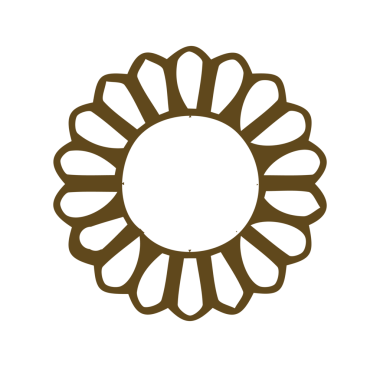 Güzel çiçek sanatı ve mandala çiçek tasarımı