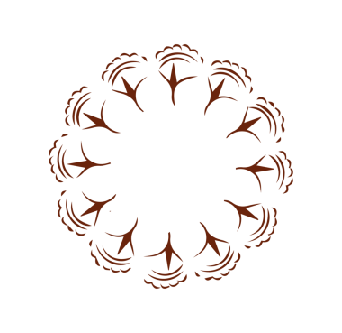 Güzel çiçek sanatı ve mandala çiçek tasarımı