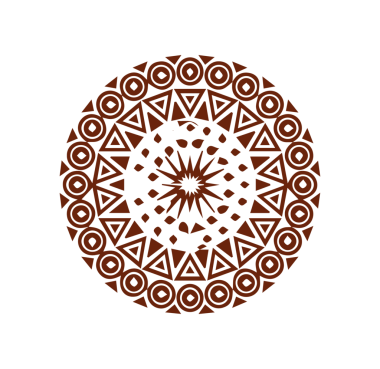 Güzel çiçek sanatı ve mandala çiçek tasarımı