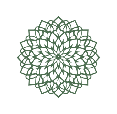 Güzel çiçek sanatı ve mandala çiçek tasarımı