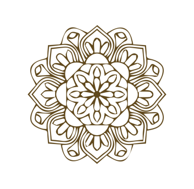 Güzel çiçek sanatı ve mandala çiçek tasarımı