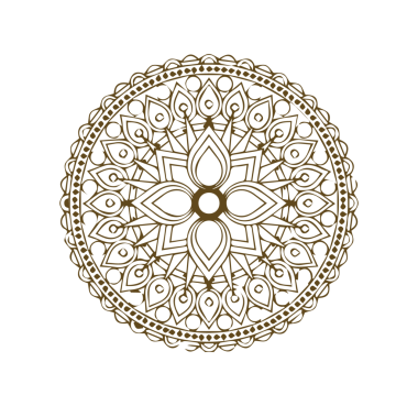Güzel çiçek sanatı ve mandala çiçek tasarımı