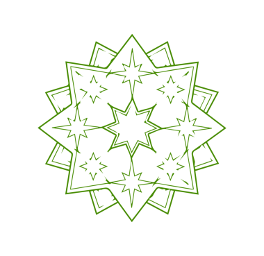 Güzel çiçek sanatı ve mandala çiçek tasarımı