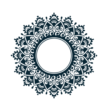 Güzel çiçek sanatı ve mandala çiçek tasarımı