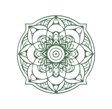 Güzel çiçek sanatı ve mandala çiçek tasarımı