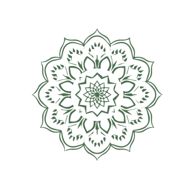 Güzel çiçek sanatı ve mandala çiçek tasarımı