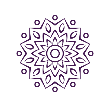 Güzel çiçek sanatı ve mandala çiçek tasarımı
