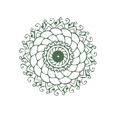 Güzel çiçek sanatı ve mandala çiçek tasarımı