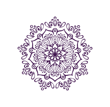 Güzel çiçek sanatı ve mandala çiçek tasarımı