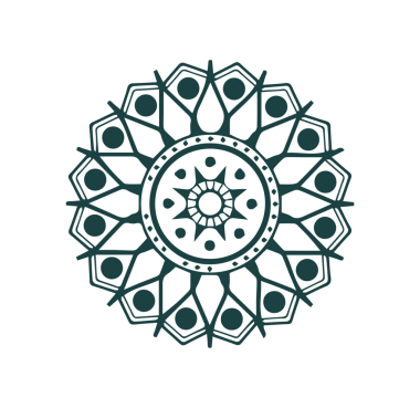 Güzel çiçek sanatı ve mandala çiçek tasarımı